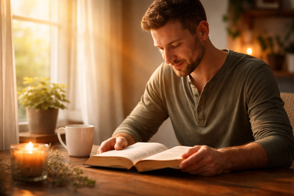 christian reading the Bible spiritual growth