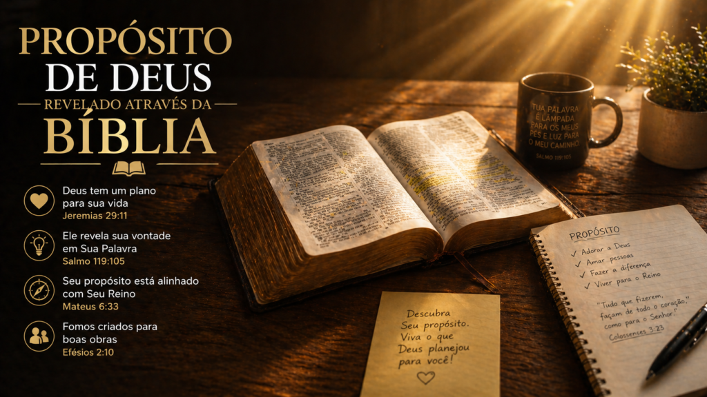 propósito de Deus revelado através da Bíblia